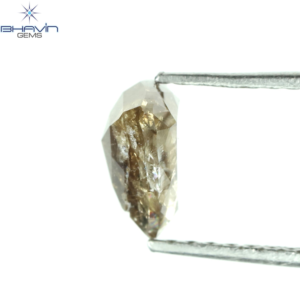 1.42 CT Triangle Shape Brown Diamond Natural Loose Diamond I3 Clarity (7.50 MM)