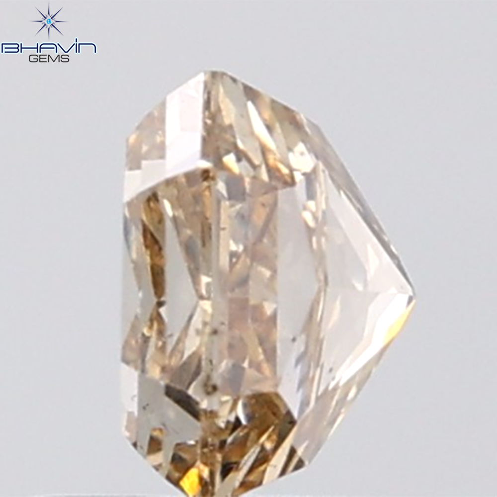 1.28 CT Radiant Natural Brown Diamond SI2 Clarity (5.87 MM)