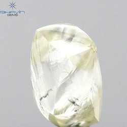 1.88 CT Rough Shape Natural Loose Diamond Yellow Color SI1 Clarity (7.24 MM)
