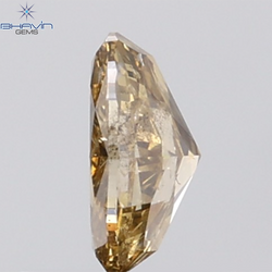 1.03 CT Oval Diamond Natural Brown Color I1 Clarity (7.41 MM)