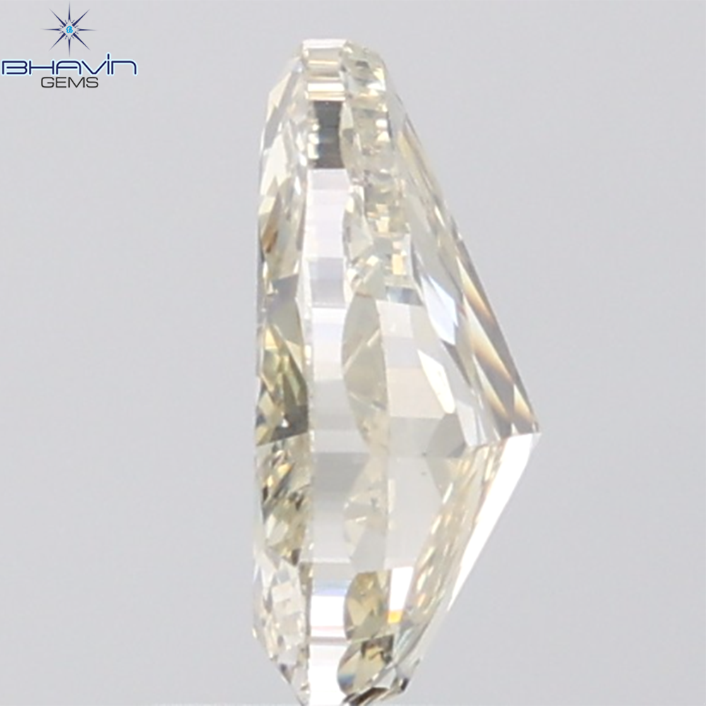 2.17 CT Pear Diamond Natural Yellow Color VS1 Clarity (10.16 MM)