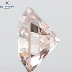 0.08 CT Round Shape Natural Diamond Pink Color SI1 Clarity (2.75 MM)