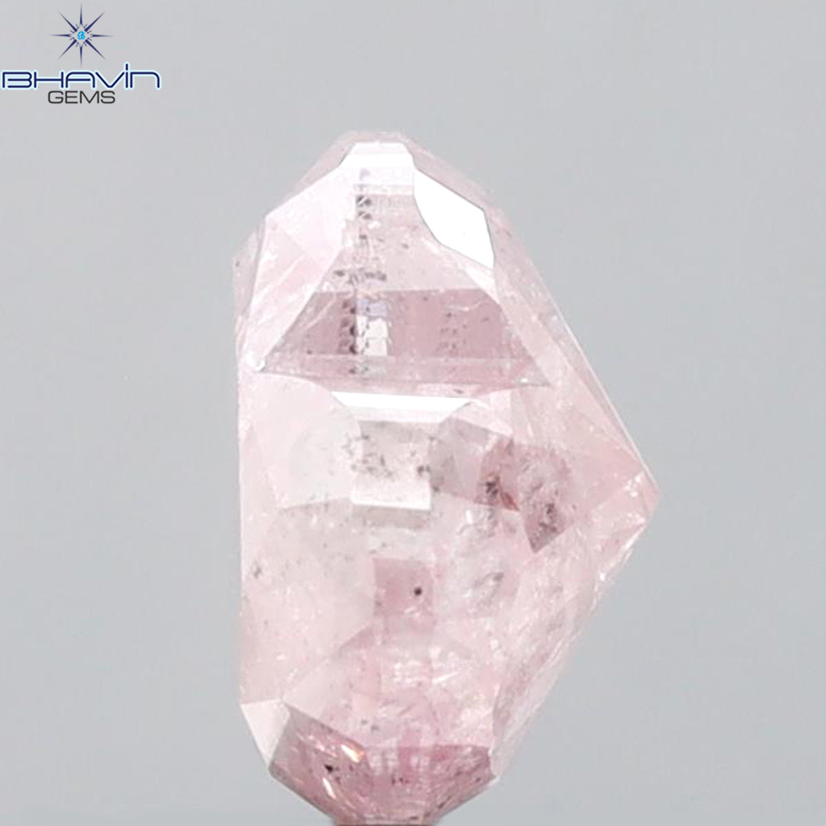 0.05 CT クッションシェイプ 天然ダイヤモンド ピンク色 I1 クラリティ (2.11 MM)