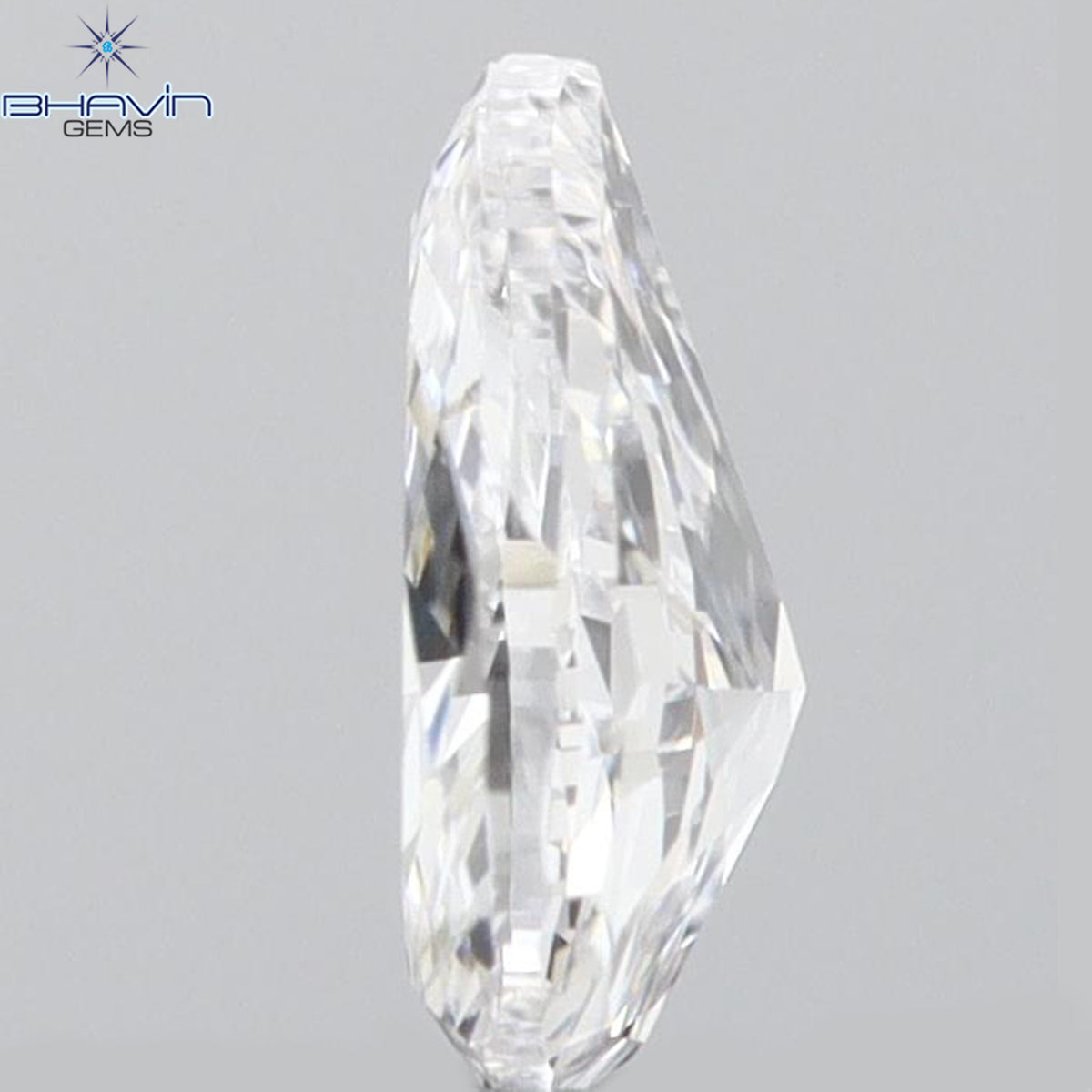 0.08 CT ペアシェイプ ナチュラル ダイヤモンド ピンク色 VS1 クラリティ (3.45 MM)