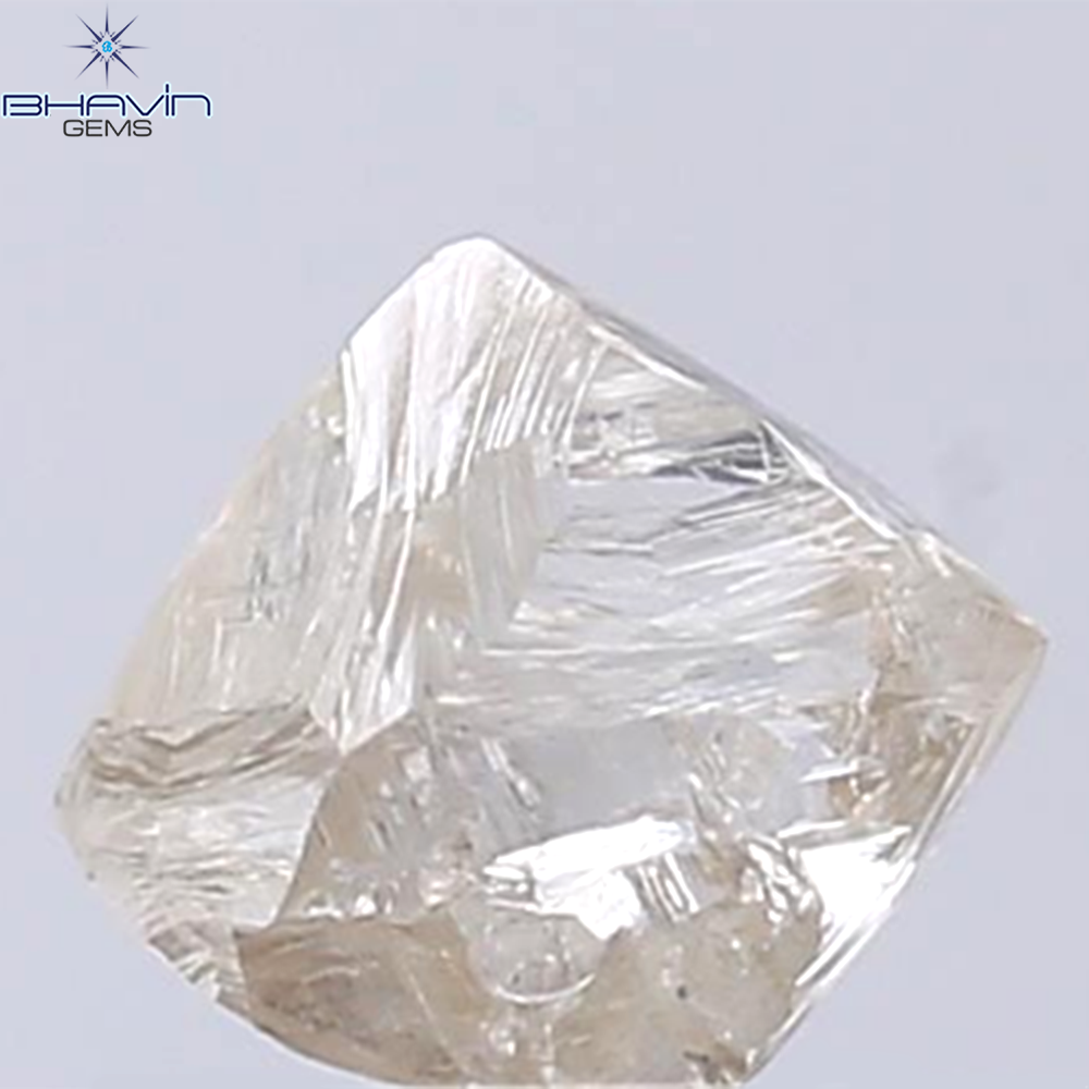 0.90 CT ラフ シェイプ ナチュラル ダイヤモンド ホワイト カラー VS1 クラリティ (5.95 MM)