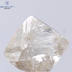 0.90 CT ラフ シェイプ ナチュラル ダイヤモンド ホワイト カラー VS1 クラリティ (5.95 MM)