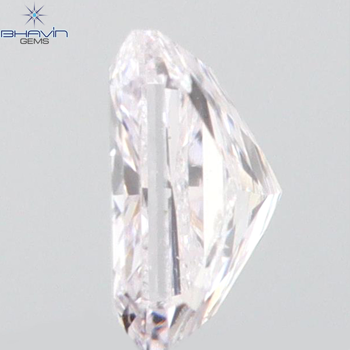 0.08 CT ラディアント シェイプ ナチュラル ダイヤモンド ピンク色 SI2 クラリティ (2.38 MM)