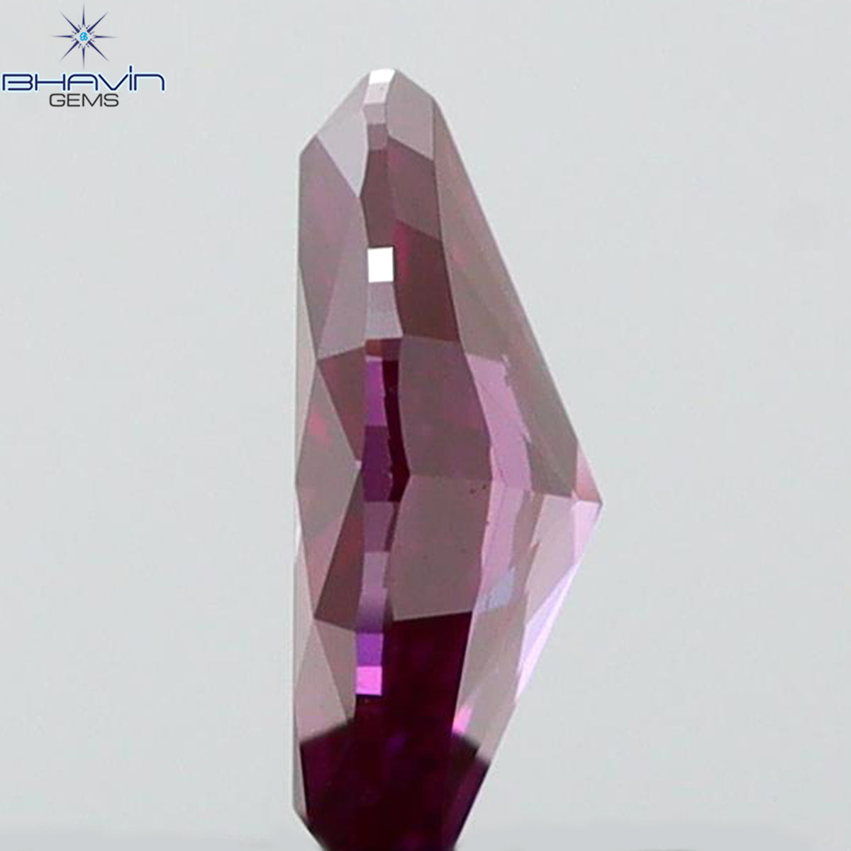 0.33 CT マーキスシェイプ 天然ダイヤモンド ピンクカラー VS2 クラリティ (5.97 MM)