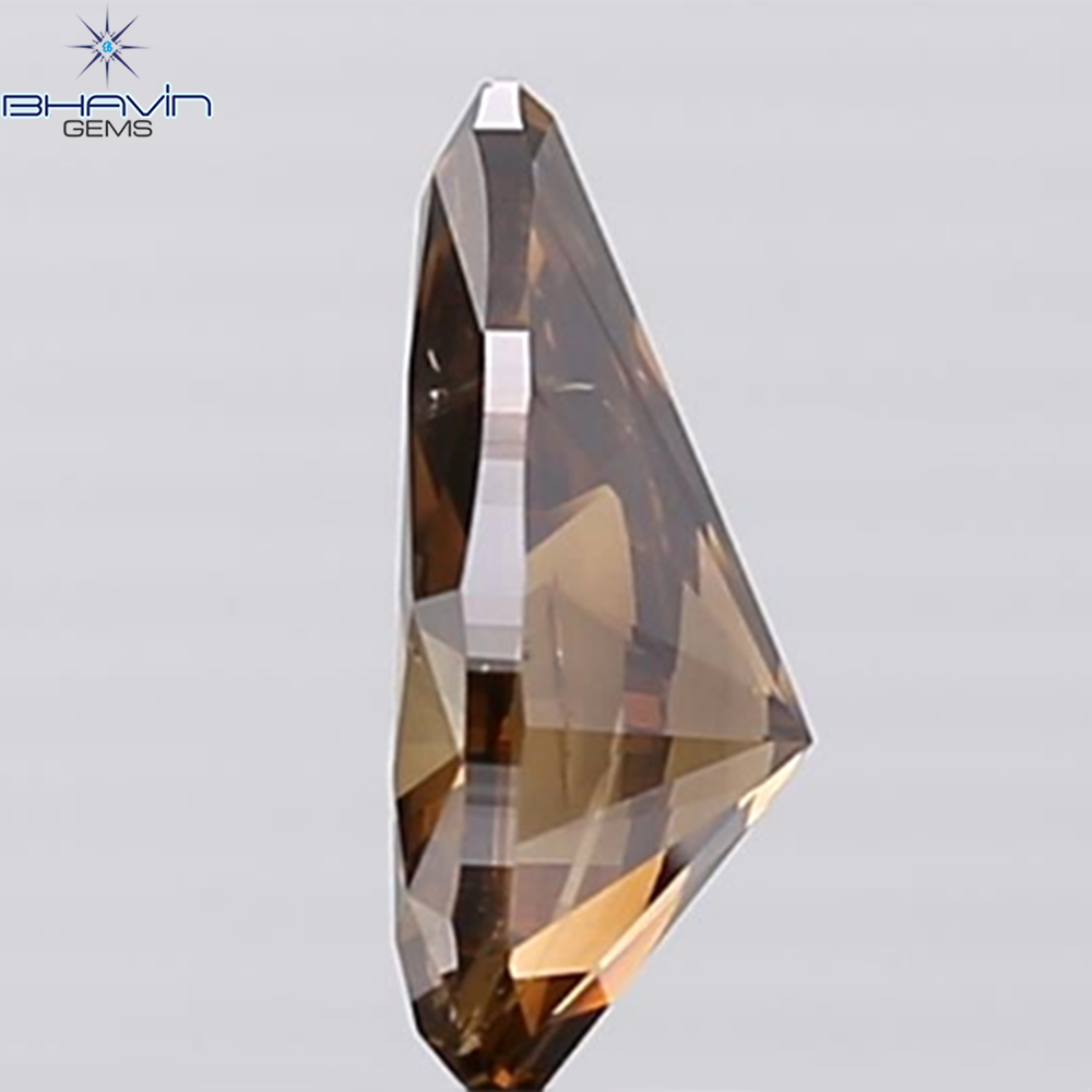 1.04 CT Pear Shape Brown Diamond I1 Clarity (8.62 MM)