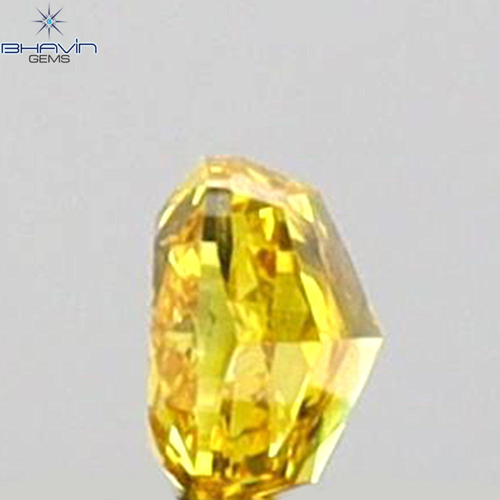 0.07 CT Cushion Shape Natural Loose Diamond Yellow Color VS1 Clarity (2.27 MM)