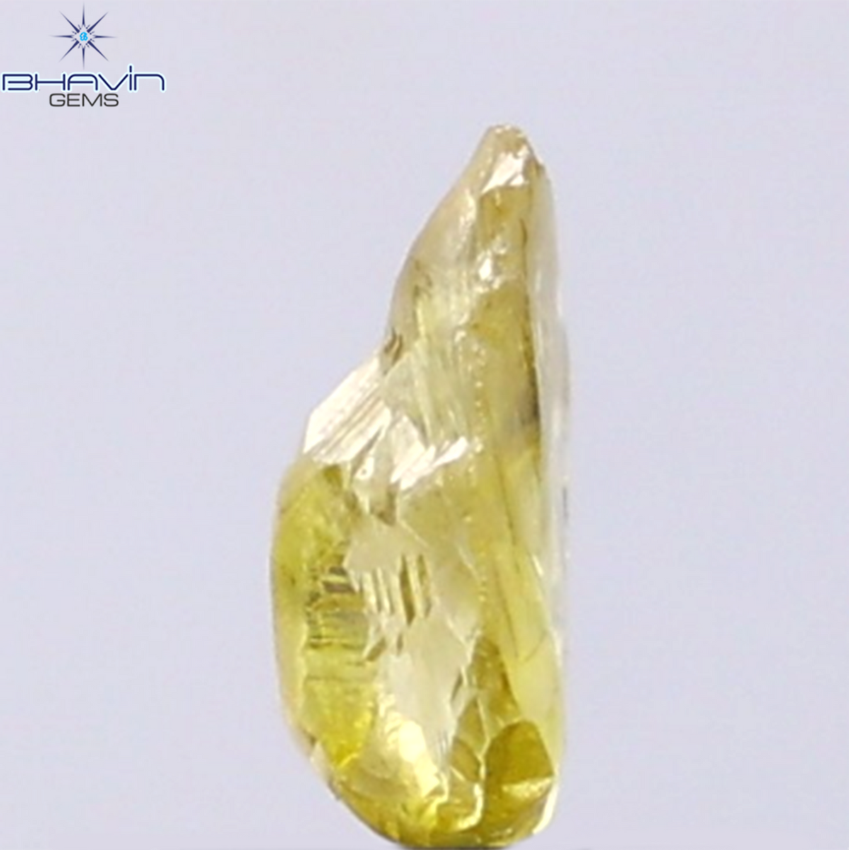 0.49 CT ラフシェイプ ナチュラル ダイヤモンド ピンク色 I3 クラリティ (4.90 MM)