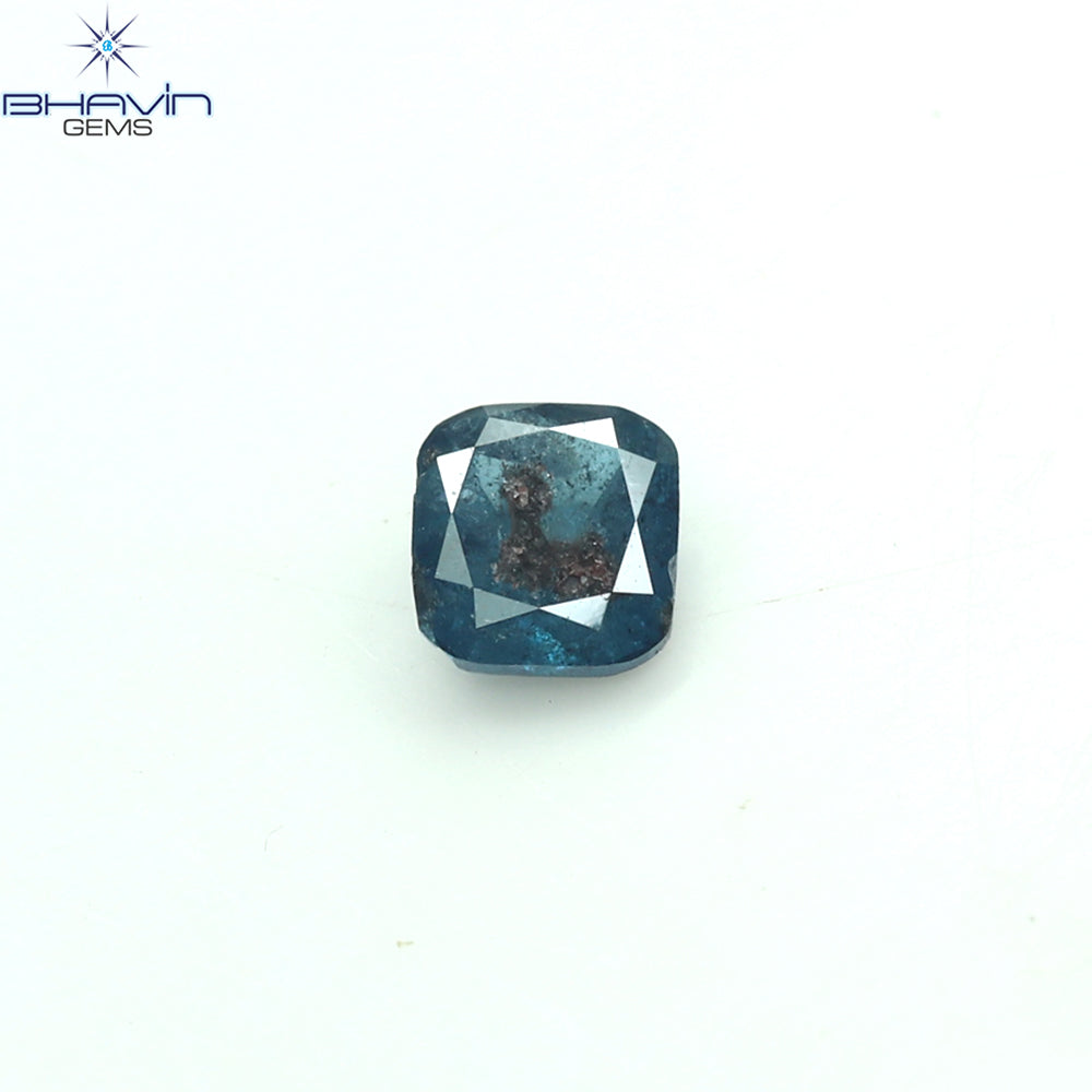 0.43 CT Cushion Diamond Natural Diamond Blue Diamond Clarity I3 (4.67 MM)