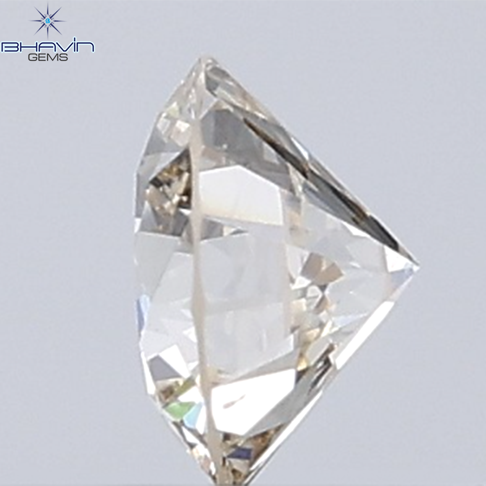 0.18 CT Natural Round Diamond Brown Color Clarity VS2 (3.73 MM)