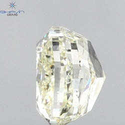 0.76 CT Cushion Shape Natural Diamond Yellow Color VVS1 Clarity (4.92 MM)