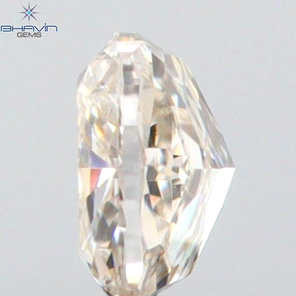 0.06 CT ハートシェイプ 天然ダイヤモンド ピンク色 SI1 クラリティ (2.10 MM)