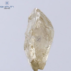 2.30 CT Rough Shape Natural Diamond Green Yellow Color SI Clarity (9.55 MM)