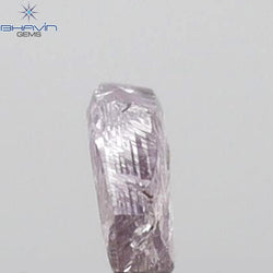 0.18 CT Rough Shape Natural Diamond Pink Color VS2 Clarity (3.83 MM)