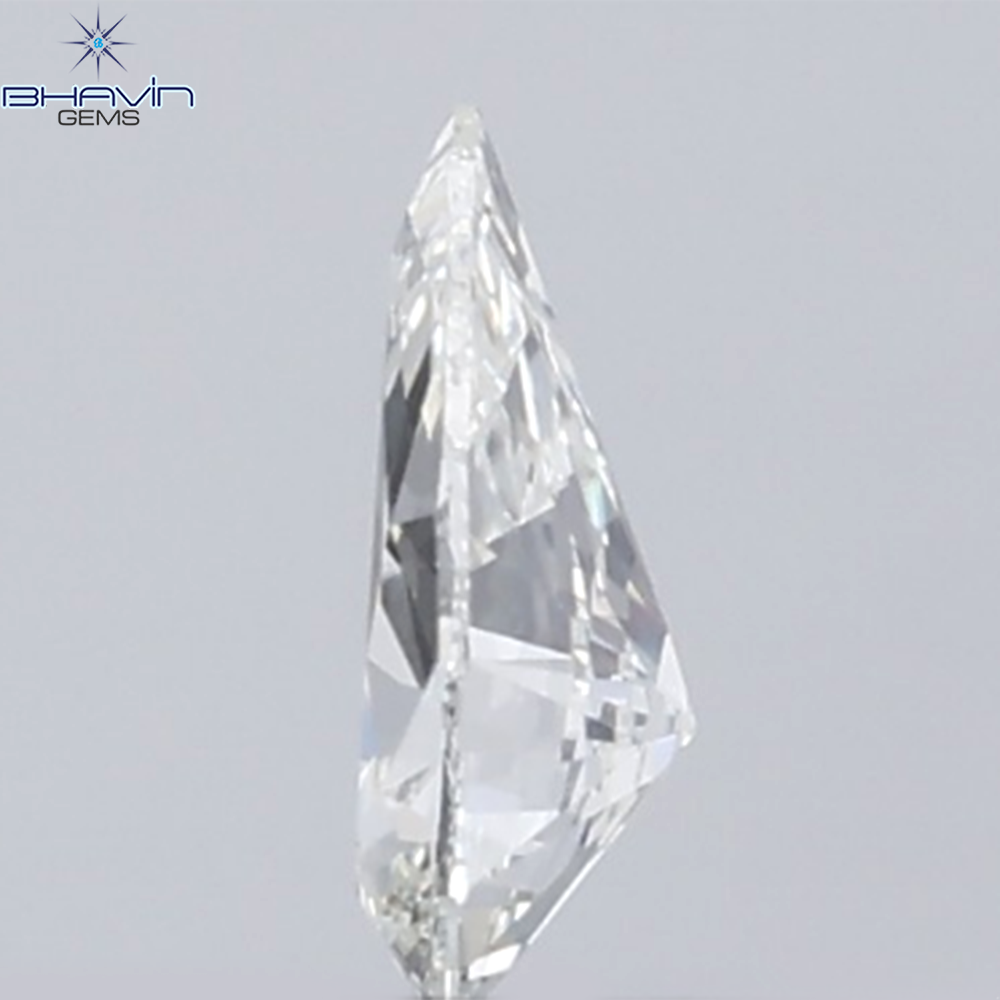 0.13 CT Pear Shape White Diamond VVS1 Clarity (4.18 MM)