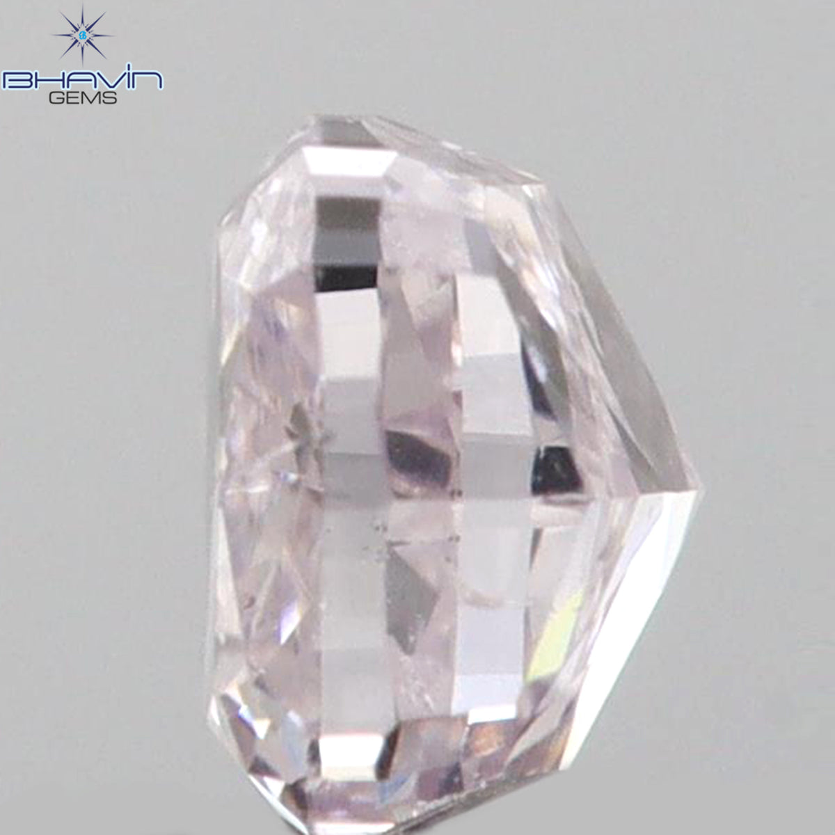 0.18 CT クッションシェイプ 天然ダイヤモンド ピンクカラー SI2 クラリティ (2.75 MM)