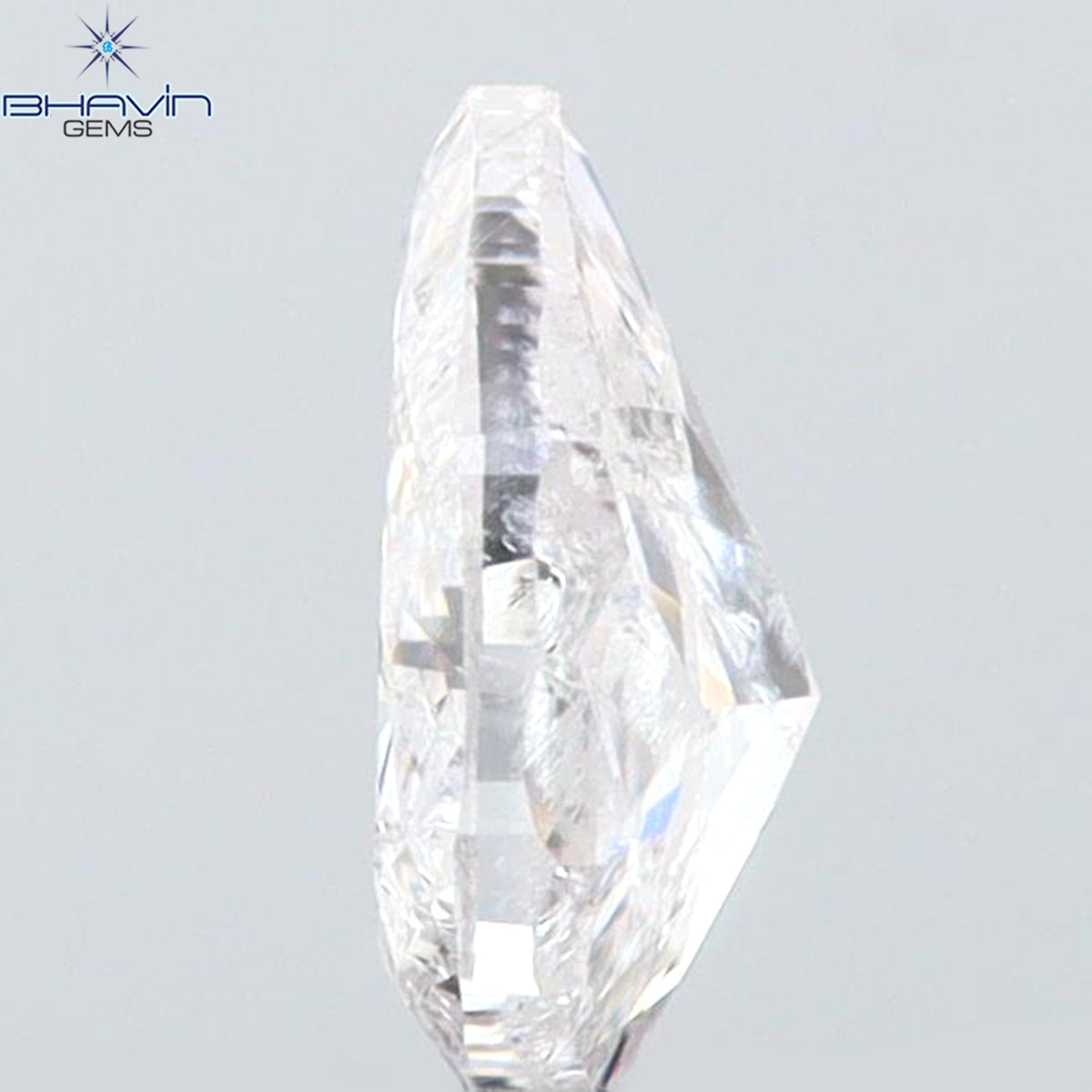 0.24 CT Natural Pear Diamond Pink Color Clarity I2 (4.52 MM)