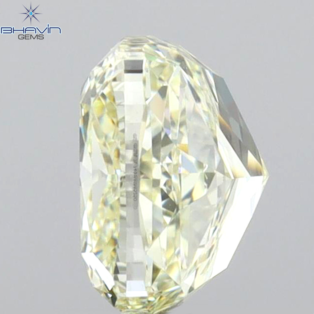 GIA Certified 1.02 CT Cushion Diamond Natural Yellow Color I1 Clarity (5.53 MM)