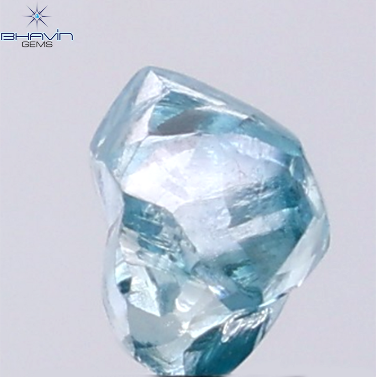 0.49 CT ラフシェイプ ナチュラル ダイヤモンド ピンク色 I3 クラリティ (4.90 MM)