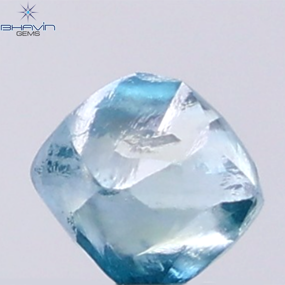 0.49 CT ラフシェイプ ナチュラル ダイヤモンド ピンク色 I3 クラリティ (4.90 MM)