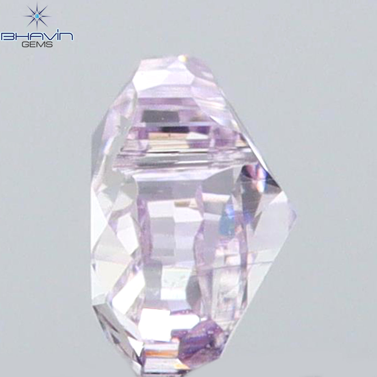0.13 CT Natural Heart Diamond Pink Color Clarity VS2 (2.95 MM)