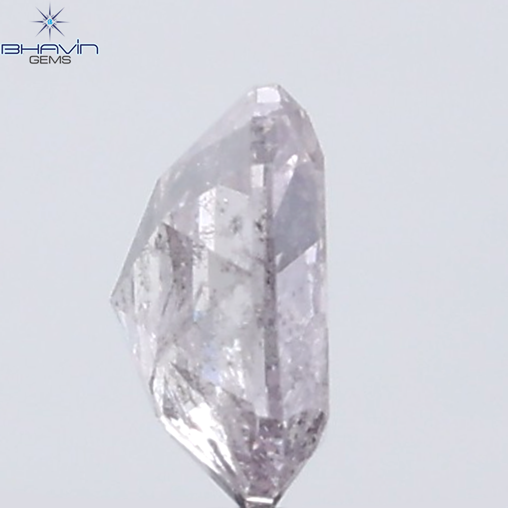 0.32 CT Cushion Diamond Natural Pink Color I3 Clarity (4.23 MM)