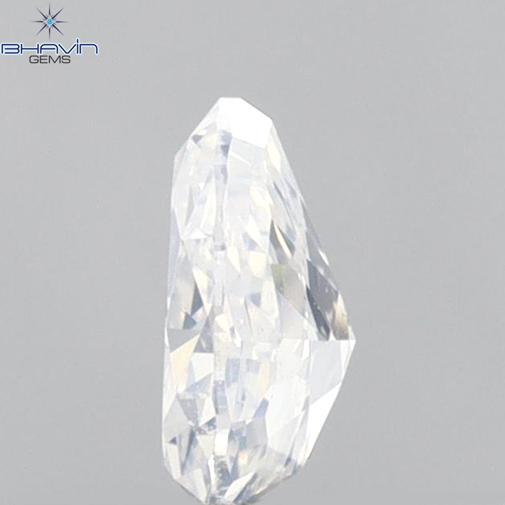 0.41 CT Pear Shape Natural Diamond White Color VS2 Clarity (5.51 MM)