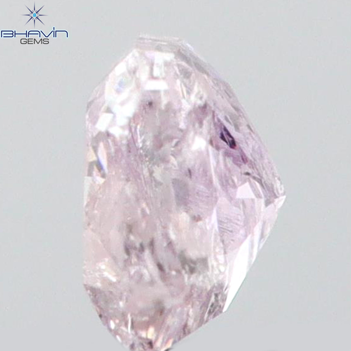 0.17 CT Natural Cushion Diamond Pink Color Clarity I2 (3.17 MM)