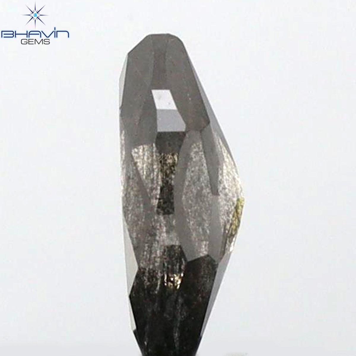 0.48 CT Marquise Shape Natural Loose Diamond Salt And pepper Color I3 Clarity (6.90 MM)