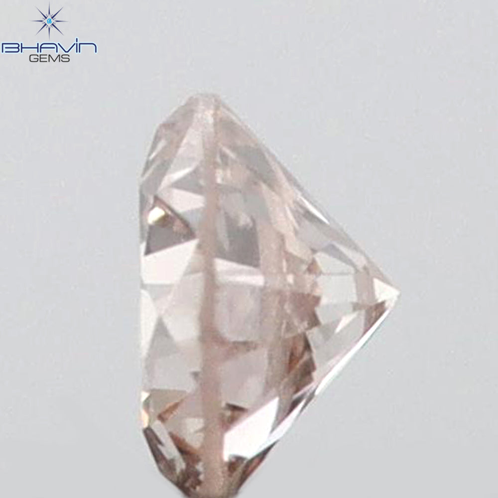 0.03 CT Round Shape Natural Diamond Pink (Argyle) Color VS2 Clarity (1.93 MM)