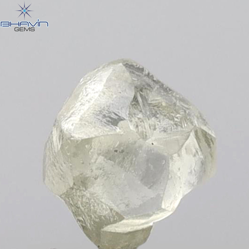 2.29 CT Rough Shape Natural Loose Diamond White (M) Color SI1 Clarity (6.70 MM)