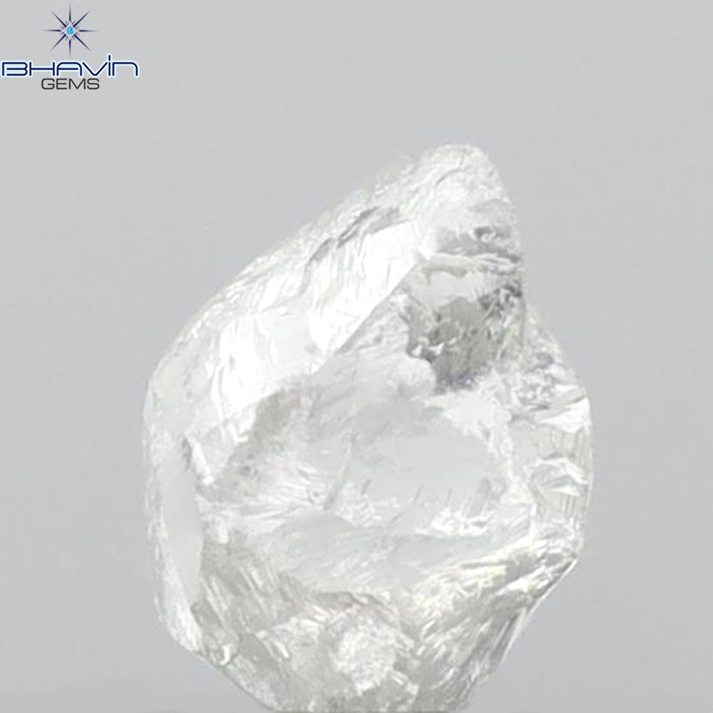 0.56 CT Rough Shape Natural Diamond White Color VS2 Clarity (5.03 MM)