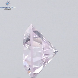 0.04 CT Round Natural Diamond Pink Color VS-SI Clarity