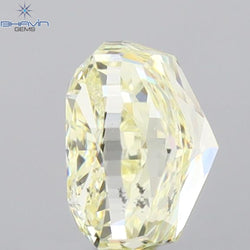 1.02 CT Cushion Shape Natural Diamond Yellow Color SI1 Clarity (5.38 MM)
