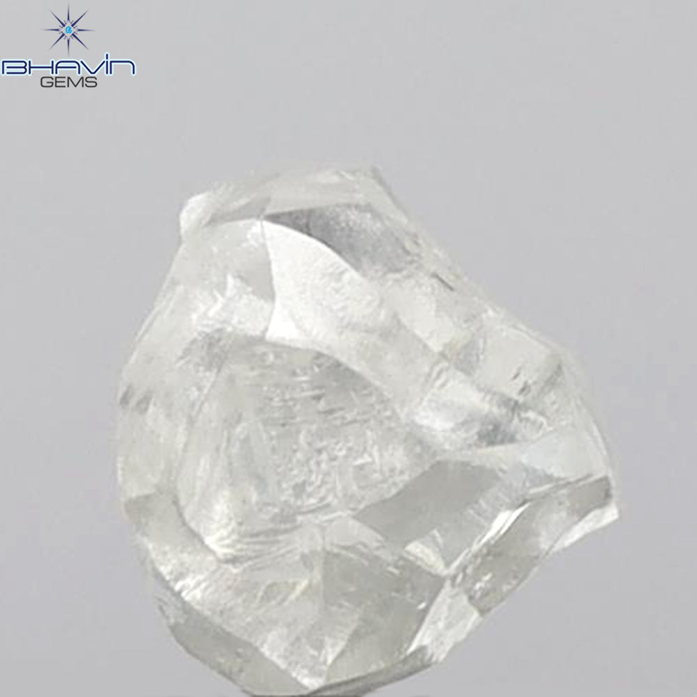 2.20 CT Rough Shape Natural Loose Diamond White (M) Color VS2 Clarity (7.50 MM)