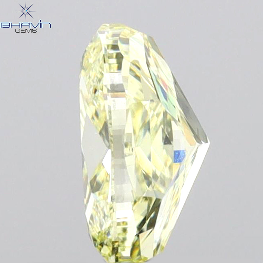 GIA認定 1.27 CT クッションダイヤモンド イエローカラー 天然ダイヤモンド VS1 クラリティ (5.97 MM)