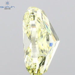 GIA認定 1.27 CT クッションダイヤモンド イエローカラー 天然ダイヤモンド VS1 クラリティ (5.97 MM)