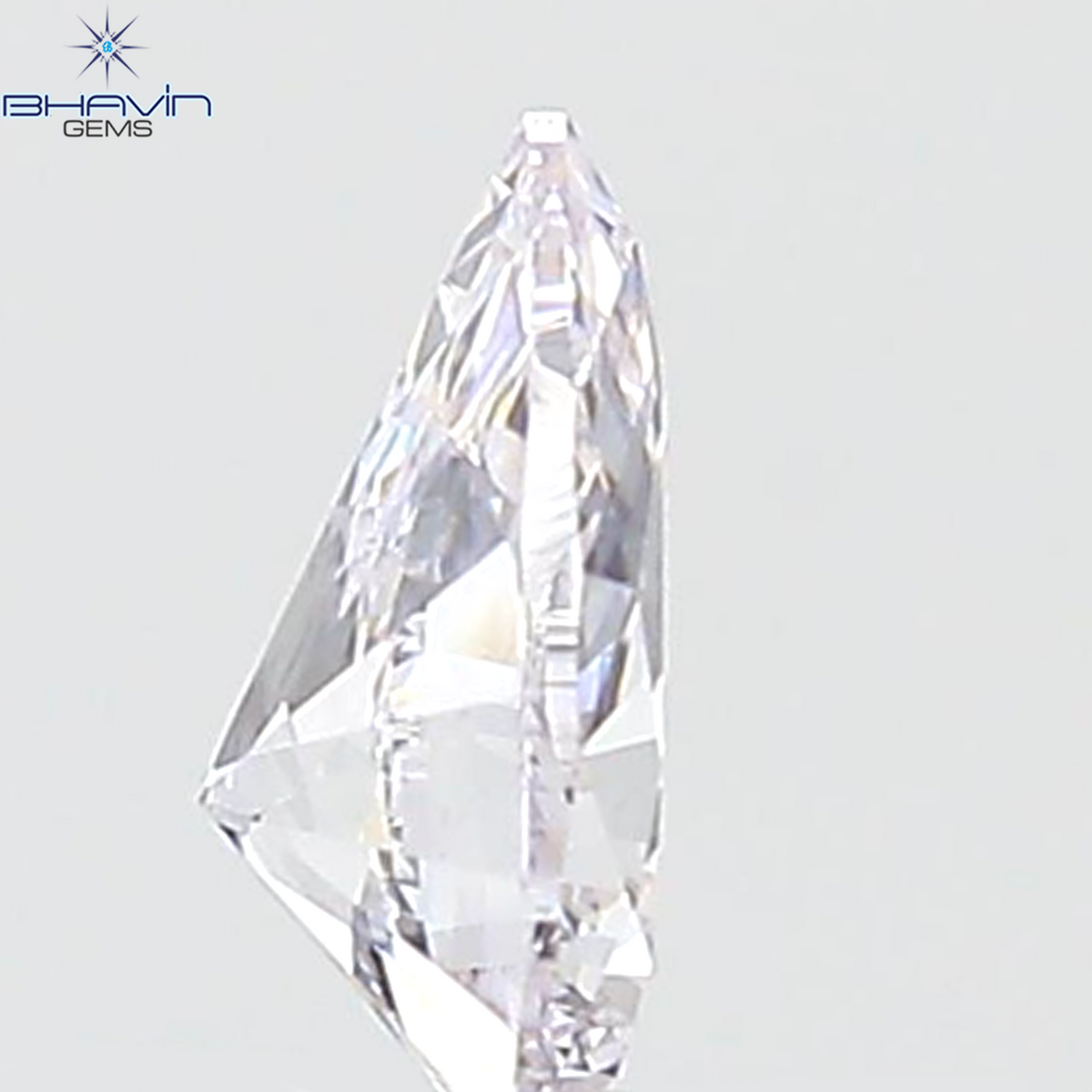 GIA Certified 0.27 CT  Natural Pear Pink Diamond VS2 Clarity (5.48 MM)