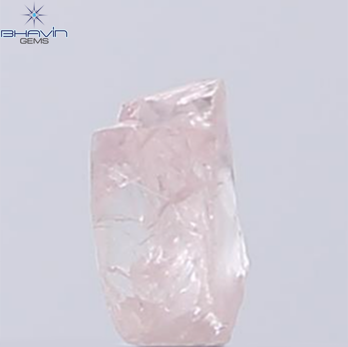 0.40 CT Natural Rough Diamond Pink Color Clarity VS (4.75 MM)