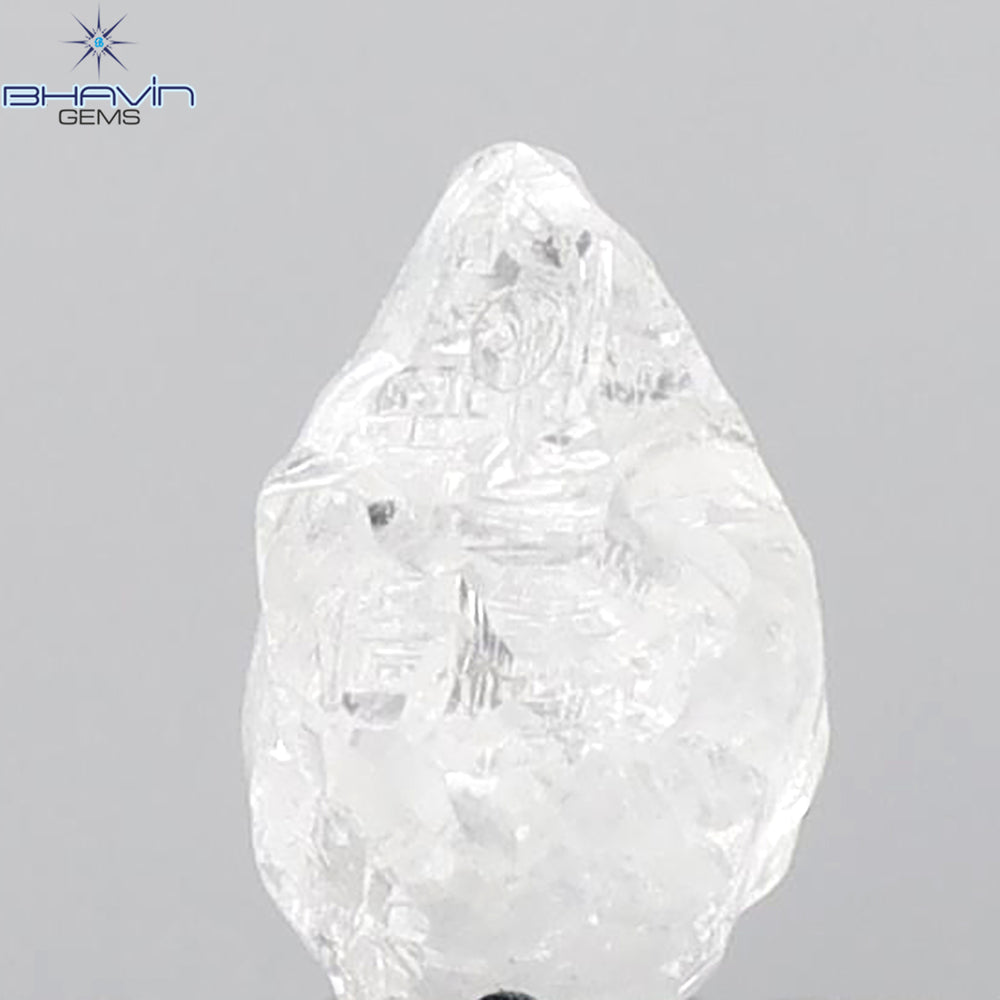 0.90 CT ラフ シェイプ ナチュラル ダイヤモンド ホワイト カラー VS1 クラリティ (5.95 MM)