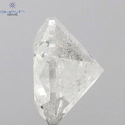 4.13 CT Round Shape Natural Diamond White Color I3 Clarity (10.00 MM)