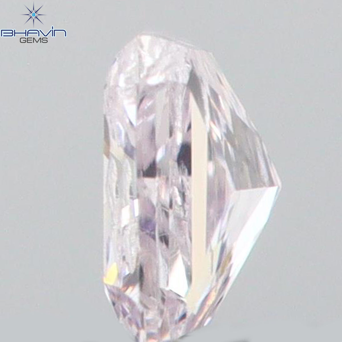 0.07 CT Natural Radiant Diamond Pink Color Clarity SI1 (2.61 MM)