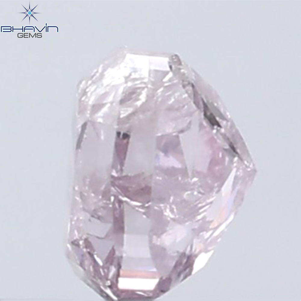 0.25 CT Cushion Diamond Natural Pink Color I3 Clarity (3.43 MM)