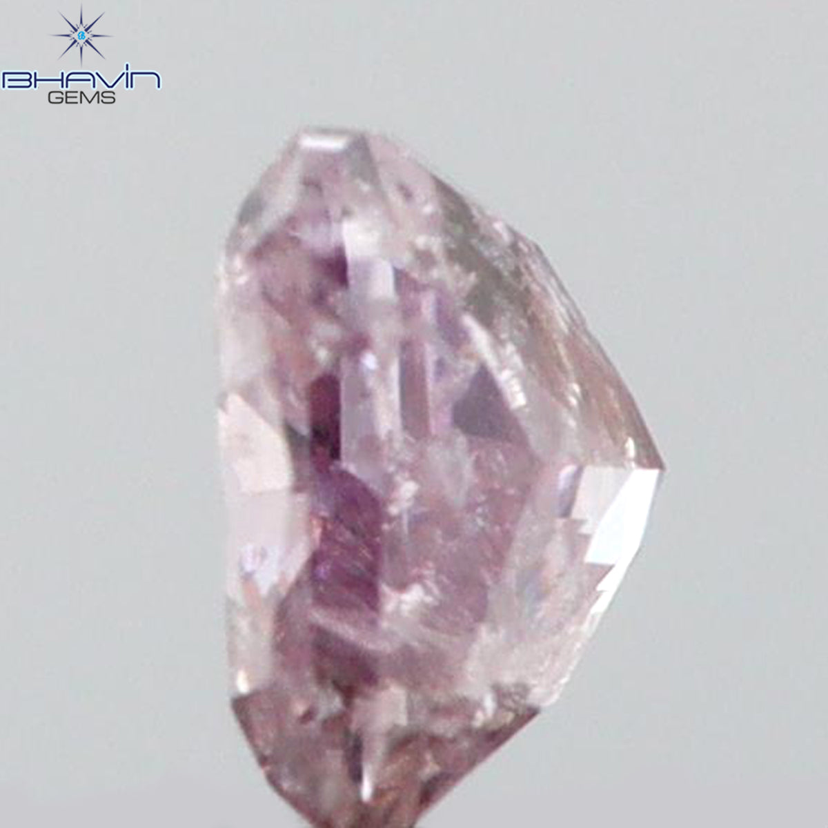 0.20 CT Natural Cushion Diamond Pink Color Clarity I3 (3.34 MM)