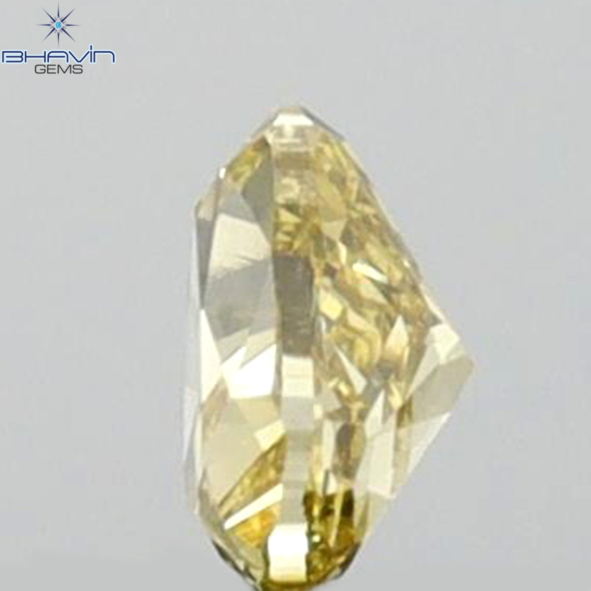 0.15 CT Natural Heart Diamond Green (Chameleon) Color Clarity VS1 (3.53 MM)