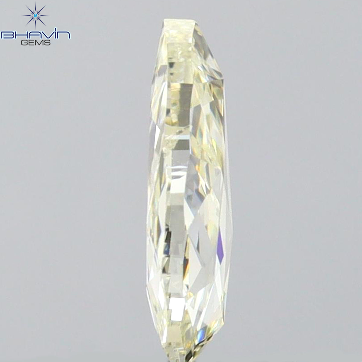 0.29 CT ペアシェイプ ナチュラル ダイヤモンド グリーン (カメレオン) カラー VS1 クラリティ (5.89 MM)