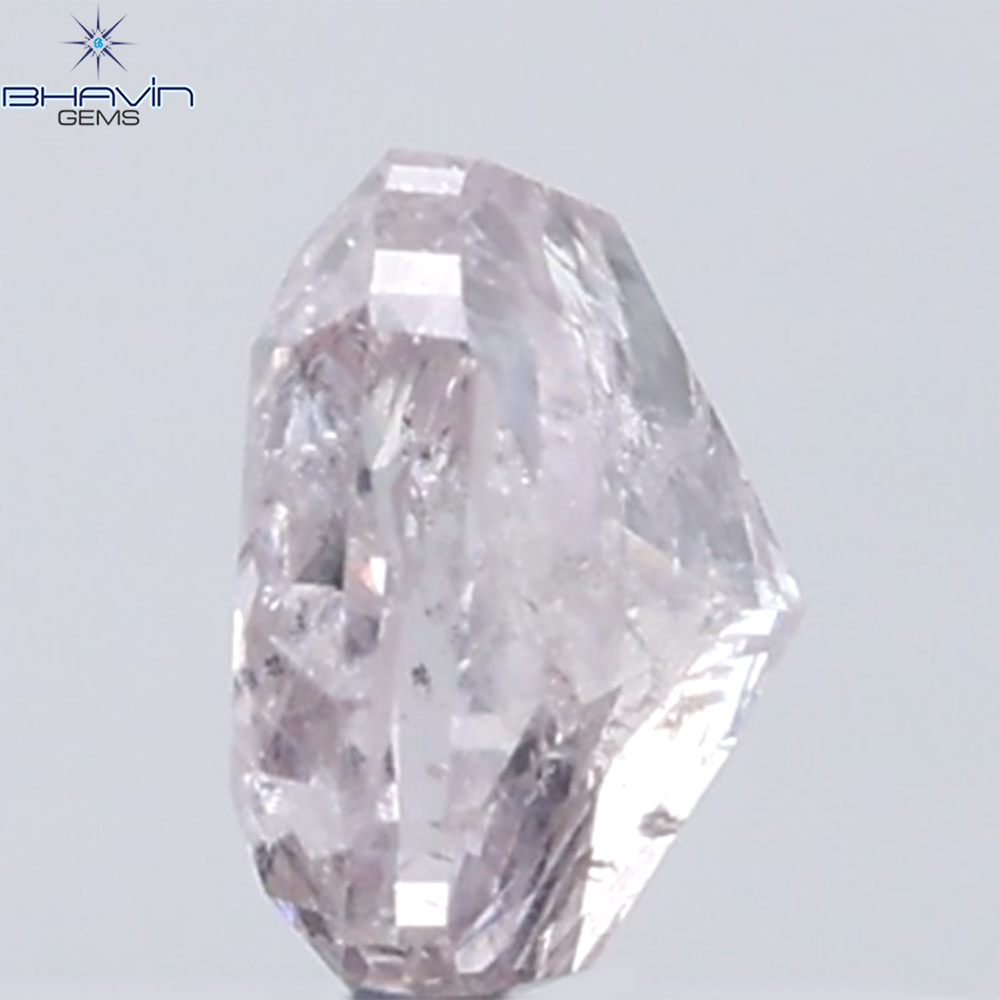 0.36 CT Cushion Diamond Natural Pink Color I3 Clarity (4.10 MM)